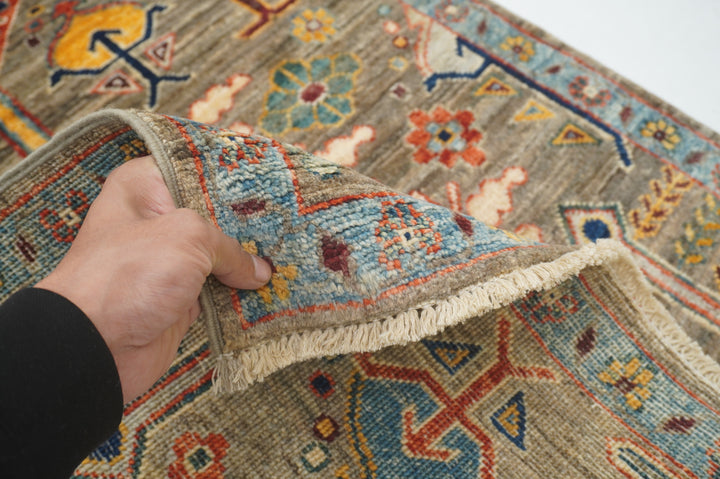 10 Ft Gray Bakhshaish Afghan hand knotted Oriental Tree Runner Rug - Yildiz Rugs