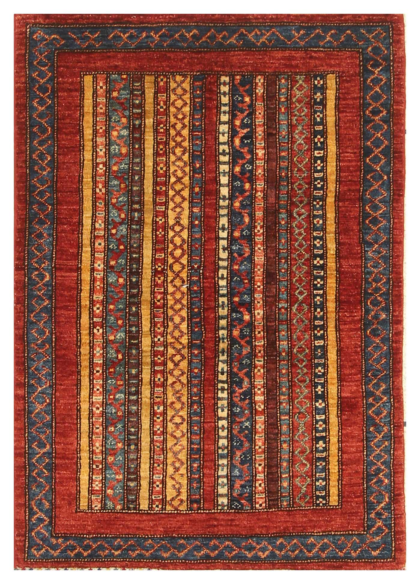 3x4 Red Turkish Style Hand knotted Rug - Yildiz Rugs