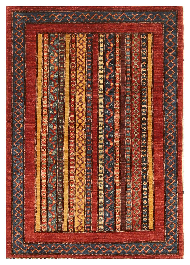 3x4 Red Turkish Style Hand knotted Rug - Yildiz Rugs