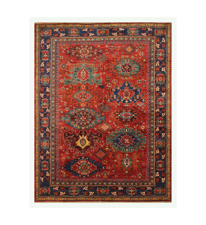 5x7 Red Baluch Afghan Hand knotted Oriental Rug