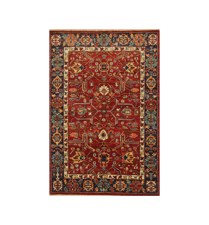 3x5 Red Bidjar Afghan Hand knotted Oriental Rug