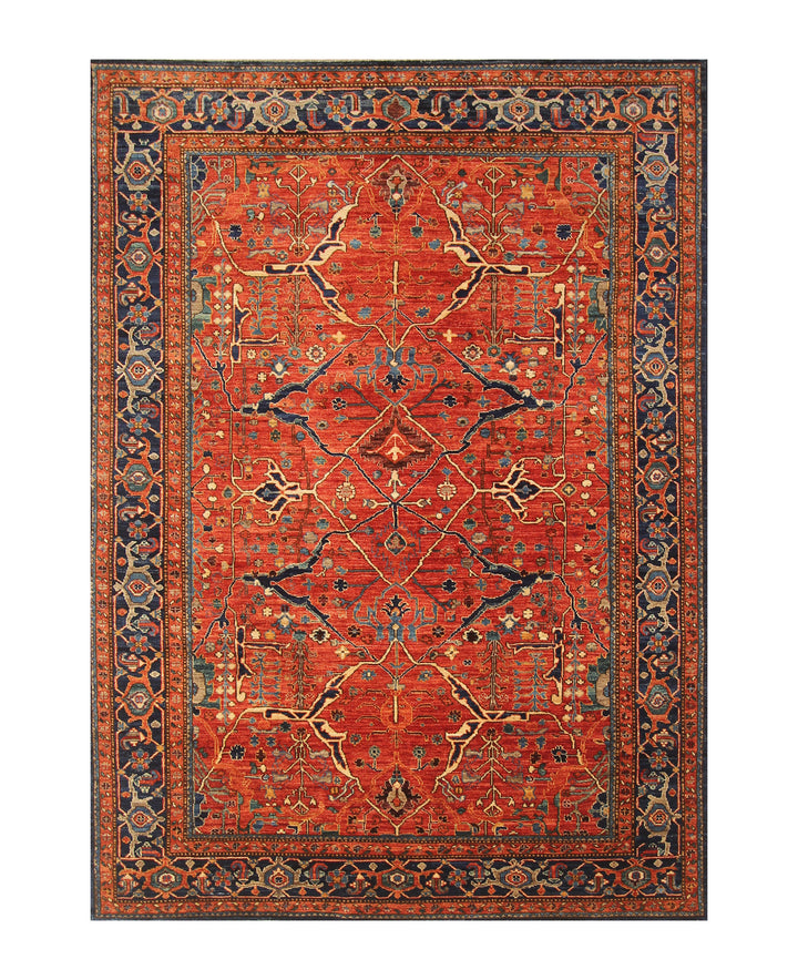 Sold 6x9 Rusty Red Afghan Bidjar Hand knotted Oriental Rug