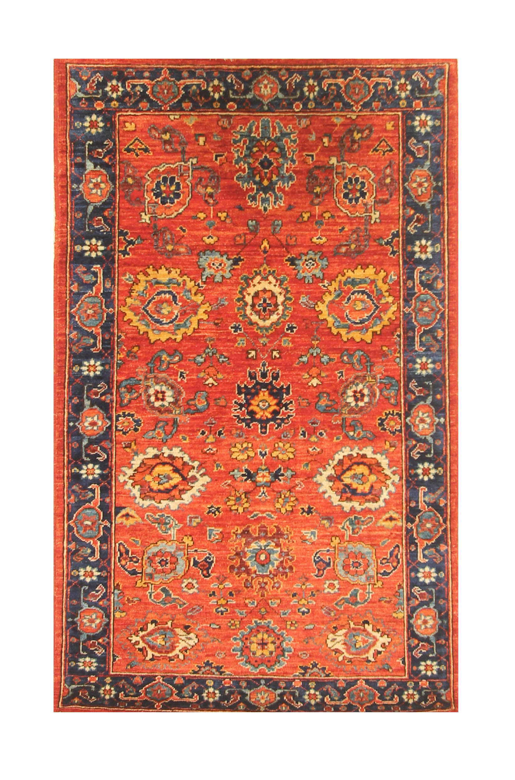 3x5 Rusty Red Bidjar Afghan Hand knotted Oriental Rug - Yildiz Rugs