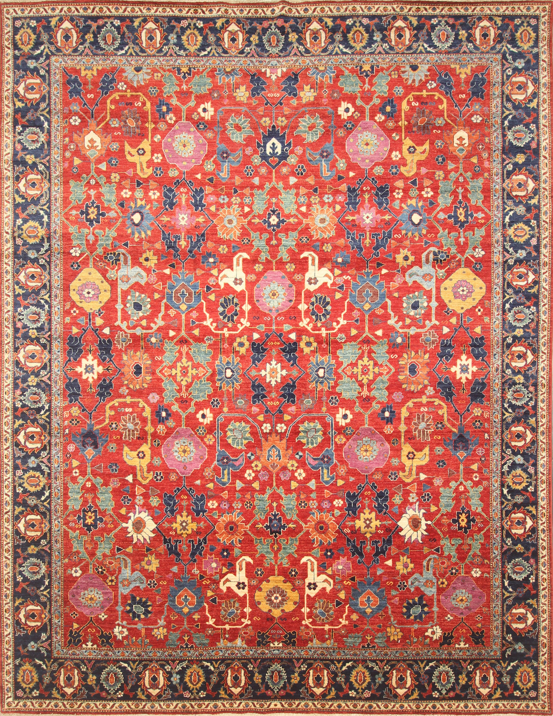 8x10 Red Bidjar Afghan Hand knotted Oriental Rug - Yildiz Rugs