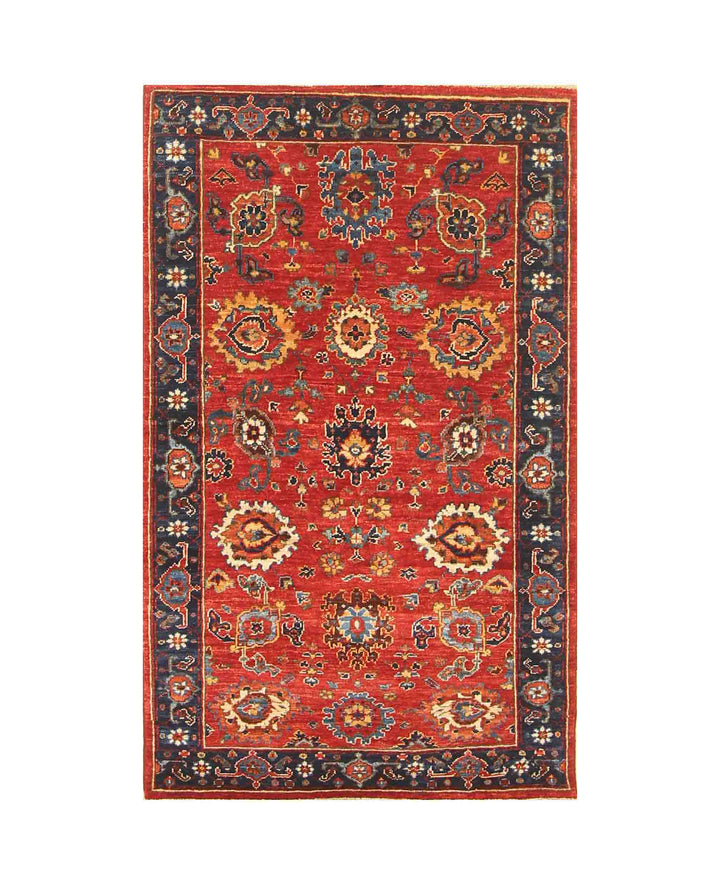 3x5 Red Bidjar Afghan Hand knotted Oriental Rug