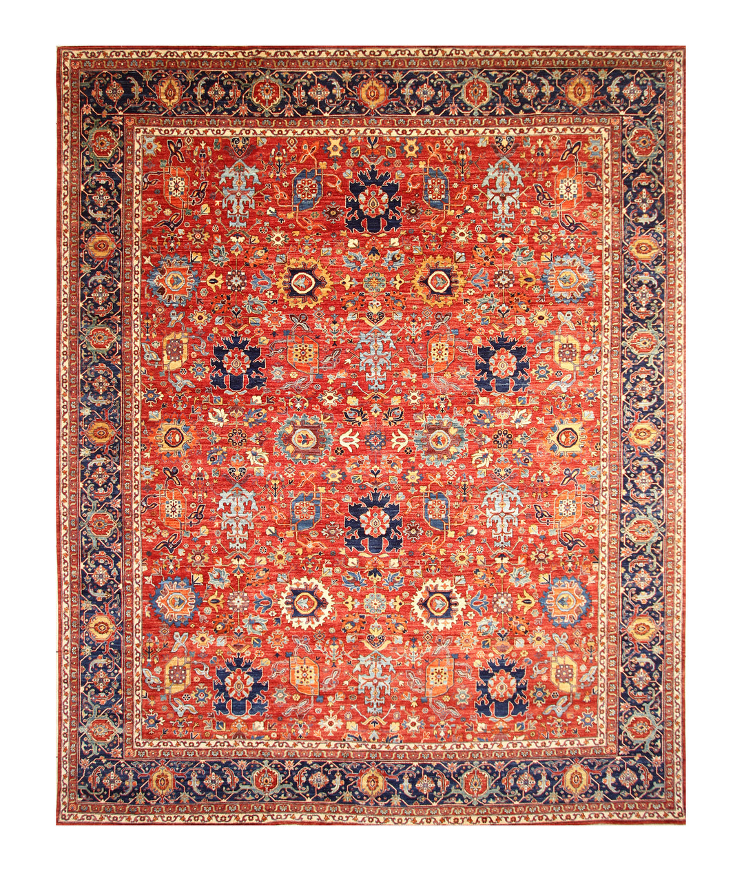 12x15 Red Bidjar Afghan Hand knotted Oversize Oriental Rug - Yildiz Rugs