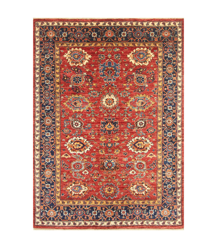 5x7 Red Bidjar Afghan hand knotted Oriental Rug - Yildiz Rugs