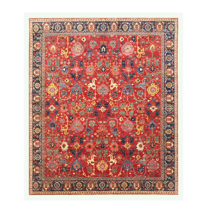 8x10 Red Bidjar Afghan Hand knotted Oriental Rug