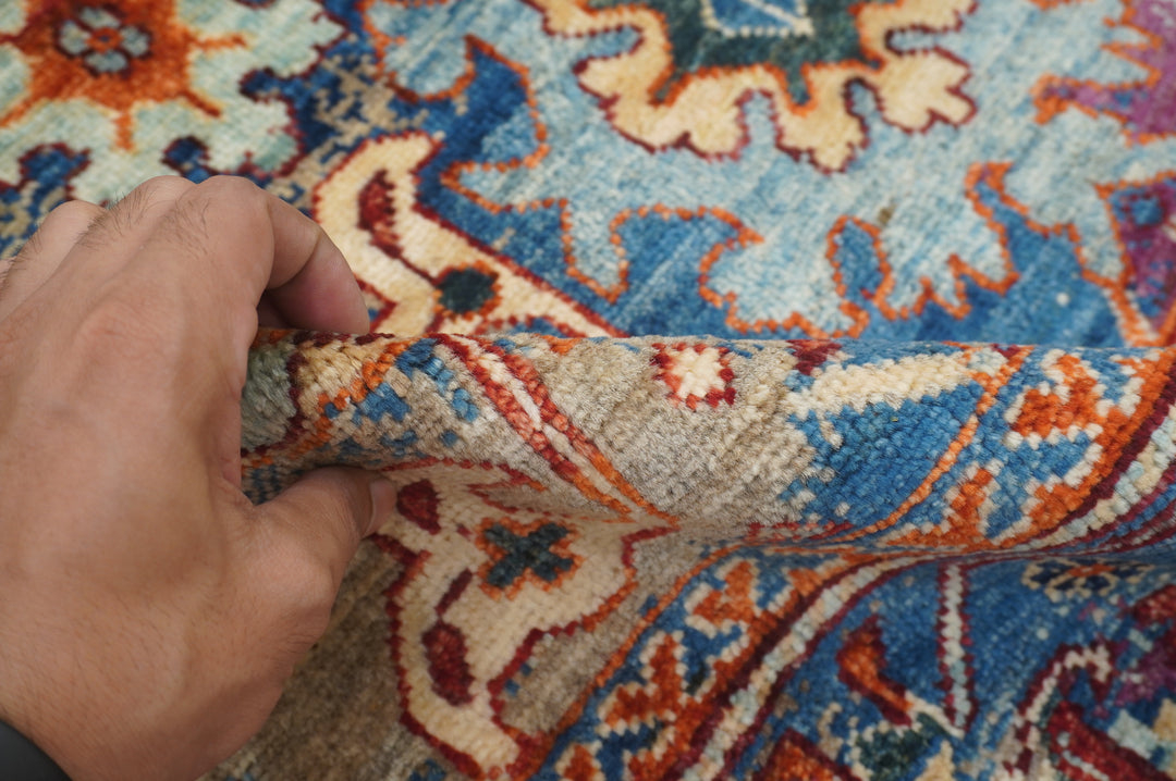 6x8 Modern Bidjar Gray Afghan Hand knotted Wool Oriental Rug