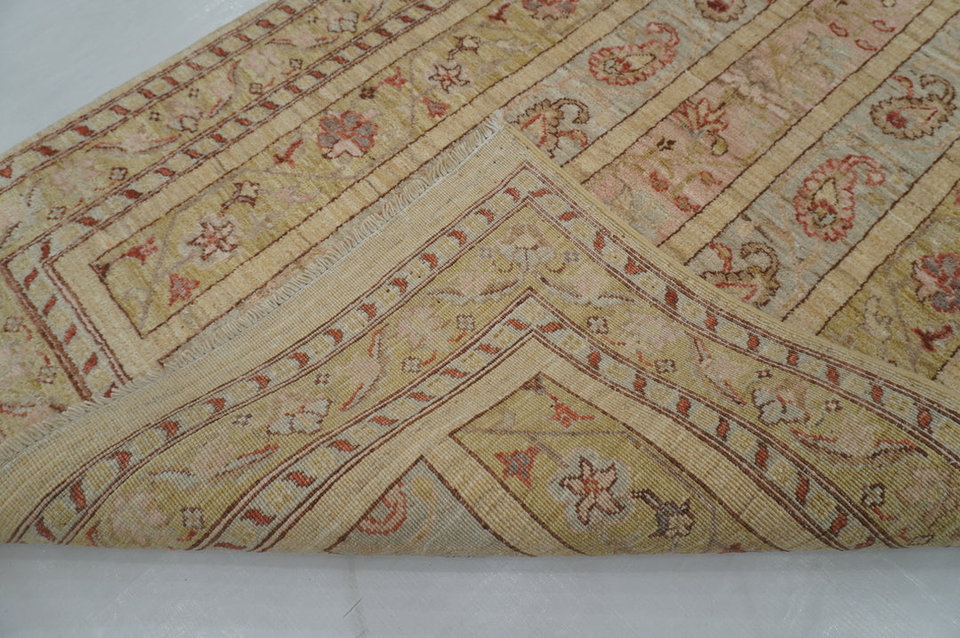 3x4 Beige Vintage Oriental Afghan Hand knotted small Accent Rug - Yildiz Rugs