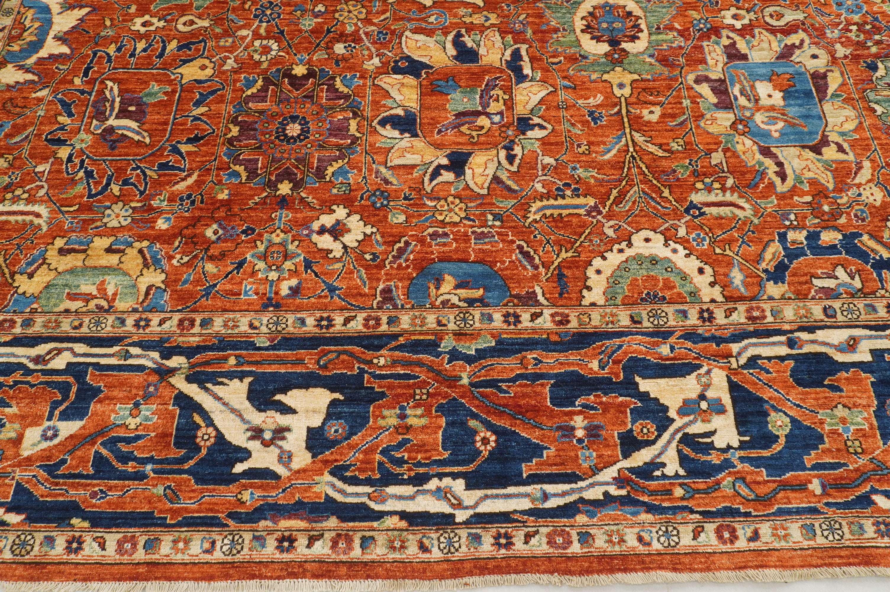 11 x 17 Red Bidjar Afghan Hand Knotted Gallery Oversize Oriental Rug - Yildiz Rugs