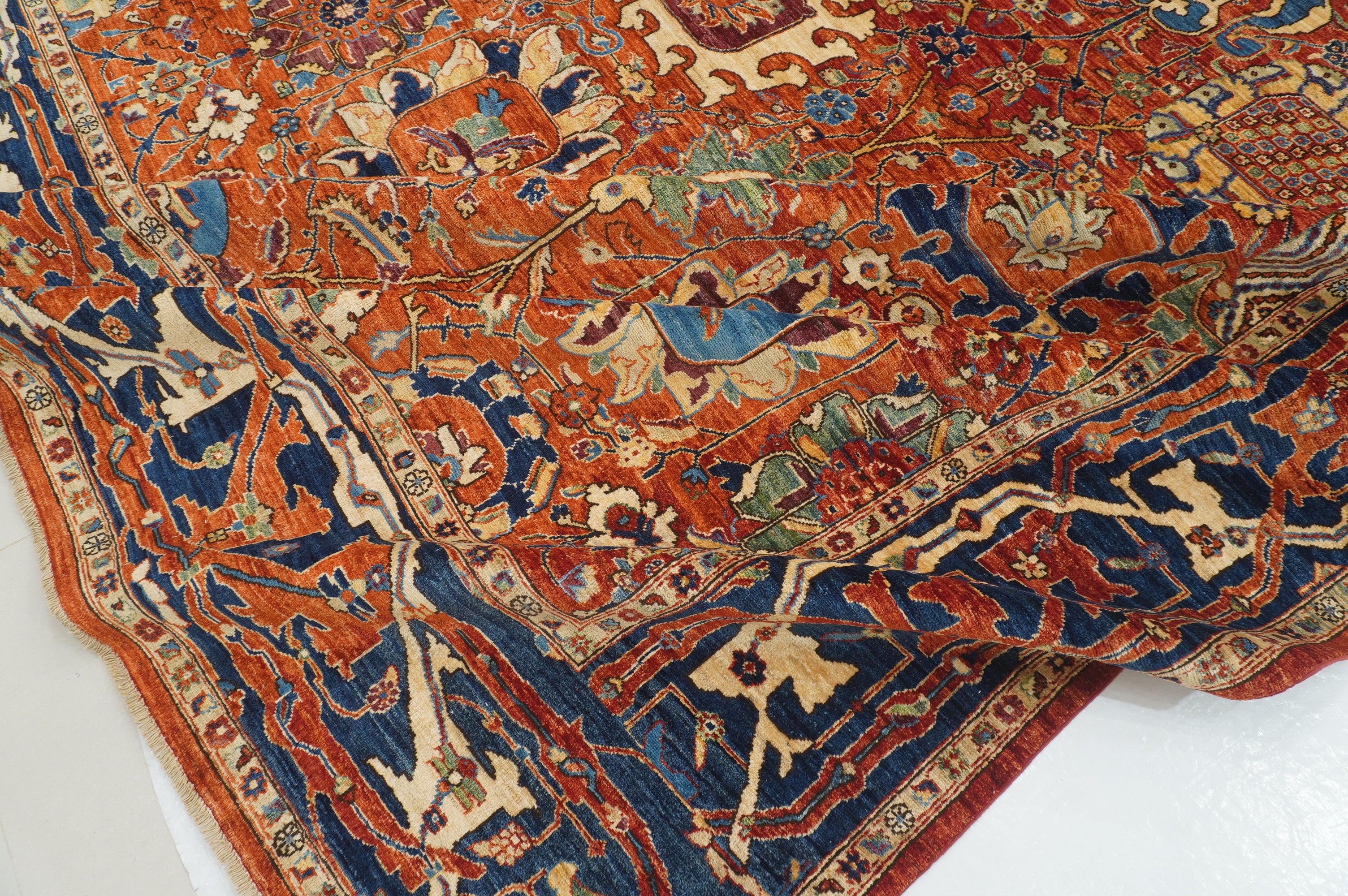 11 x 17 Red Bidjar Afghan Hand Knotted Gallery Oversize Oriental Rug - Yildiz Rugs