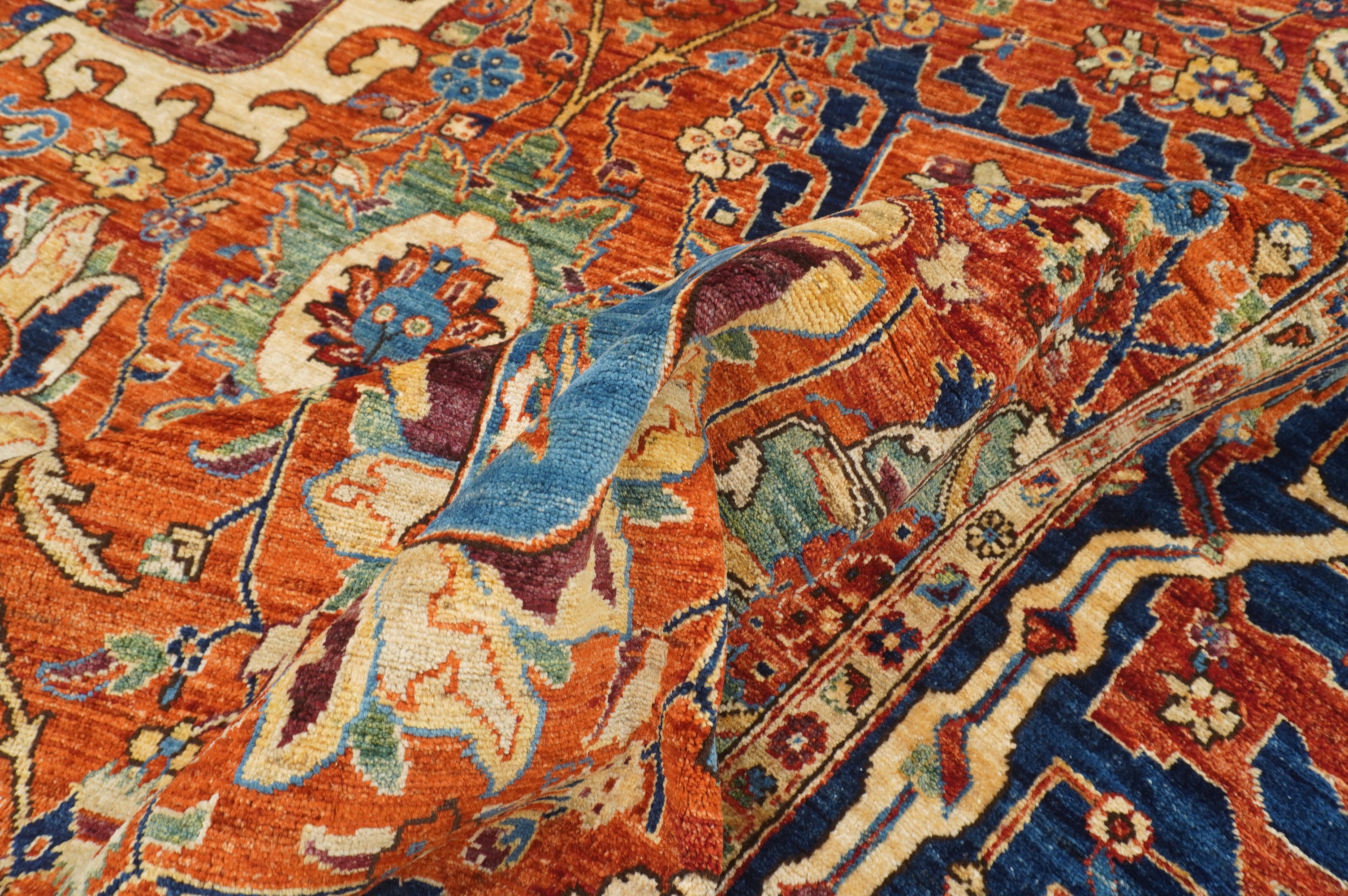 11 x 17 Red Bidjar Afghan Hand Knotted Gallery Oversize Oriental Rug - Yildiz Rugs