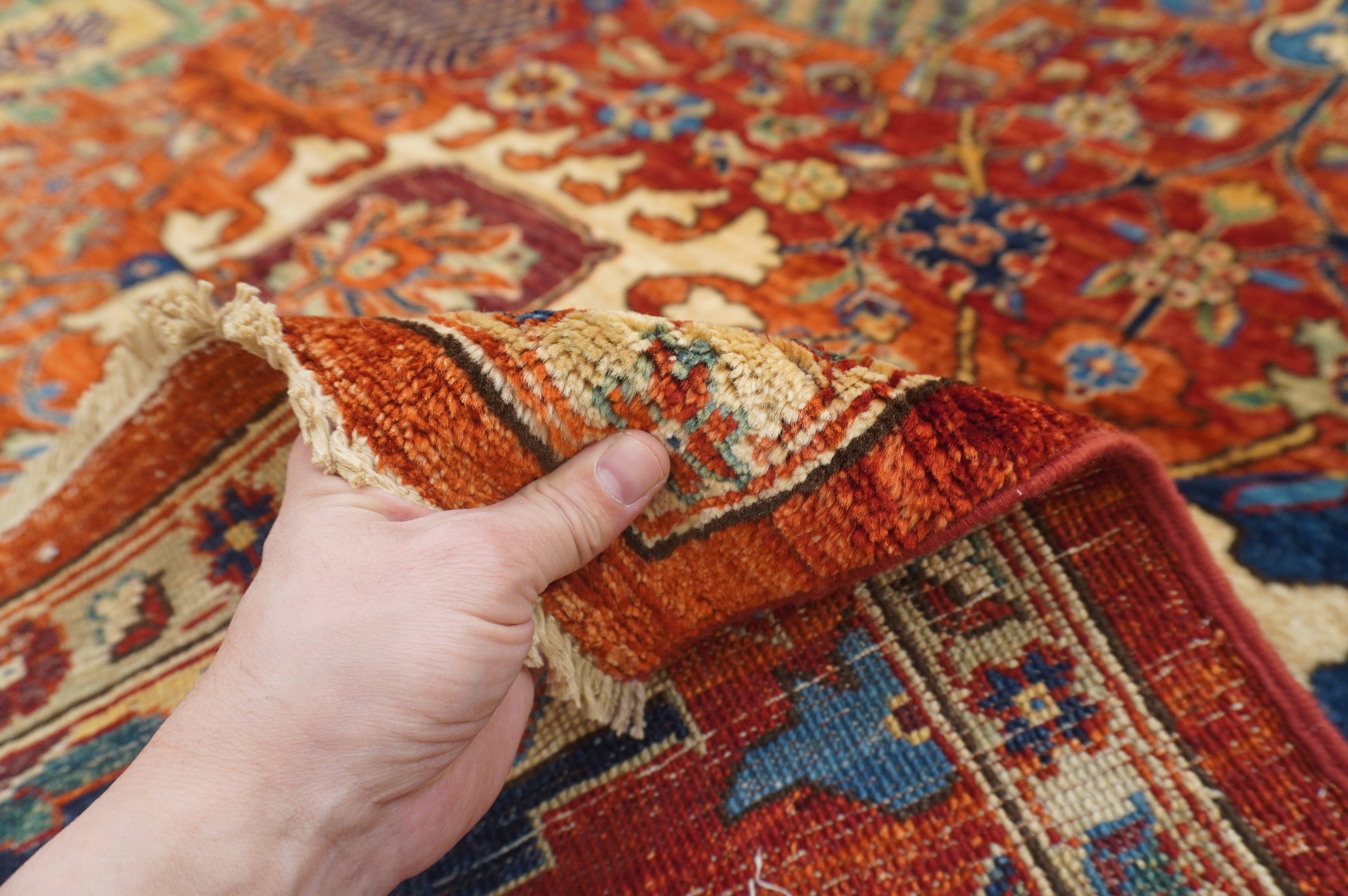 11 x 17 Red Bidjar Afghan Hand Knotted Gallery Oversize Oriental Rug - Yildiz Rugs