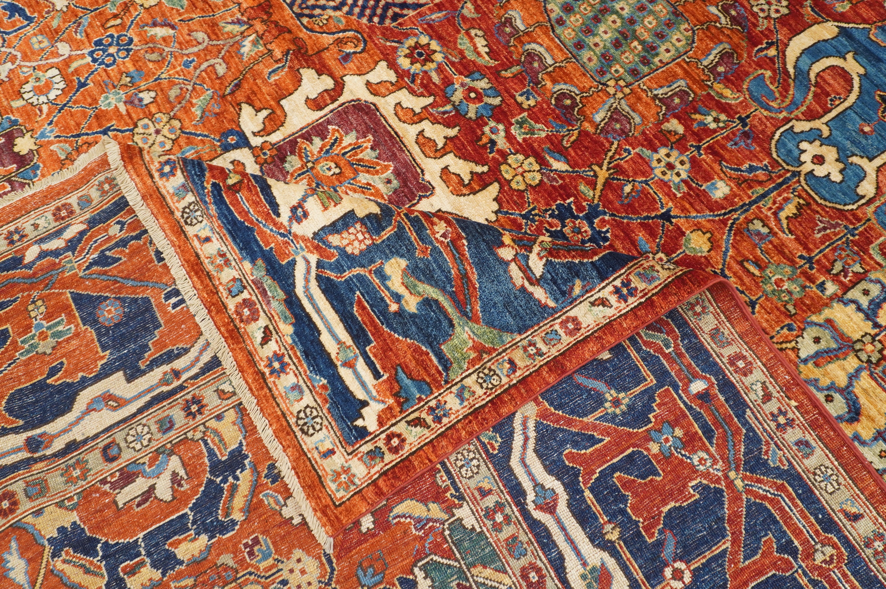 11 x 17 Red Bidjar Afghan Hand Knotted Gallery Oversize Oriental Rug - Yildiz Rugs