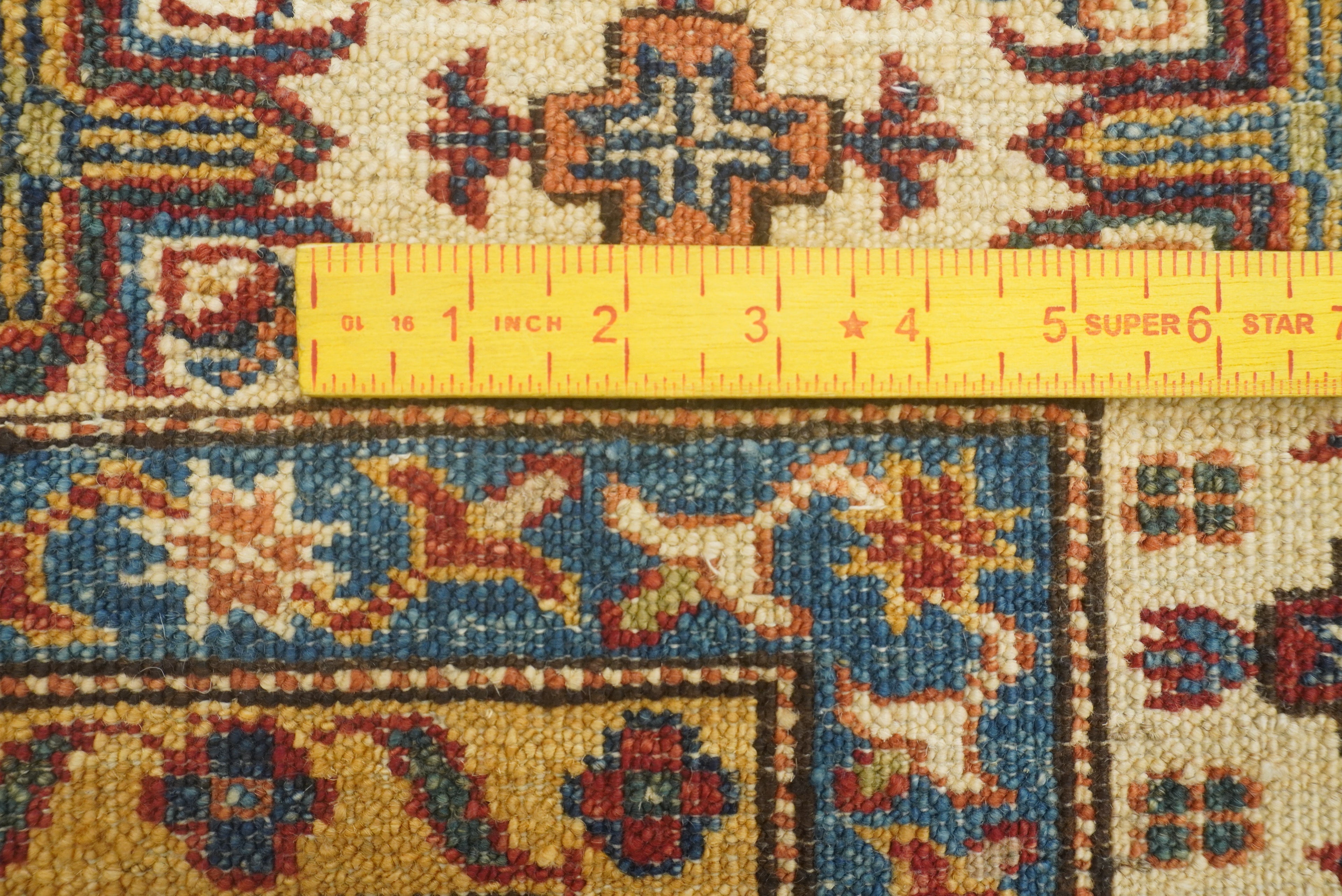5x7 Red Kazak Hand Knotted Afghan Oriental Rug - Yildiz Rugs