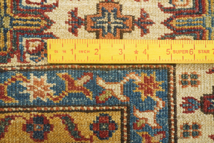 5x7 Red Kazak Hand Knotted Afghan Oriental Rug - Yildiz Rugs
