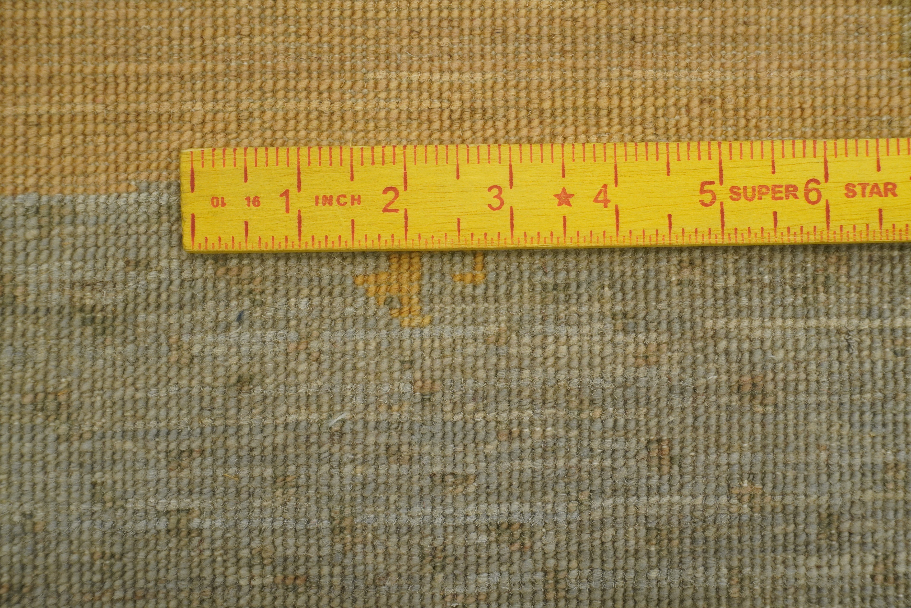 8x10 Tree Gabbeh Golden Yellow Hand-Knotted Afghan Rug - Yildiz Rugs