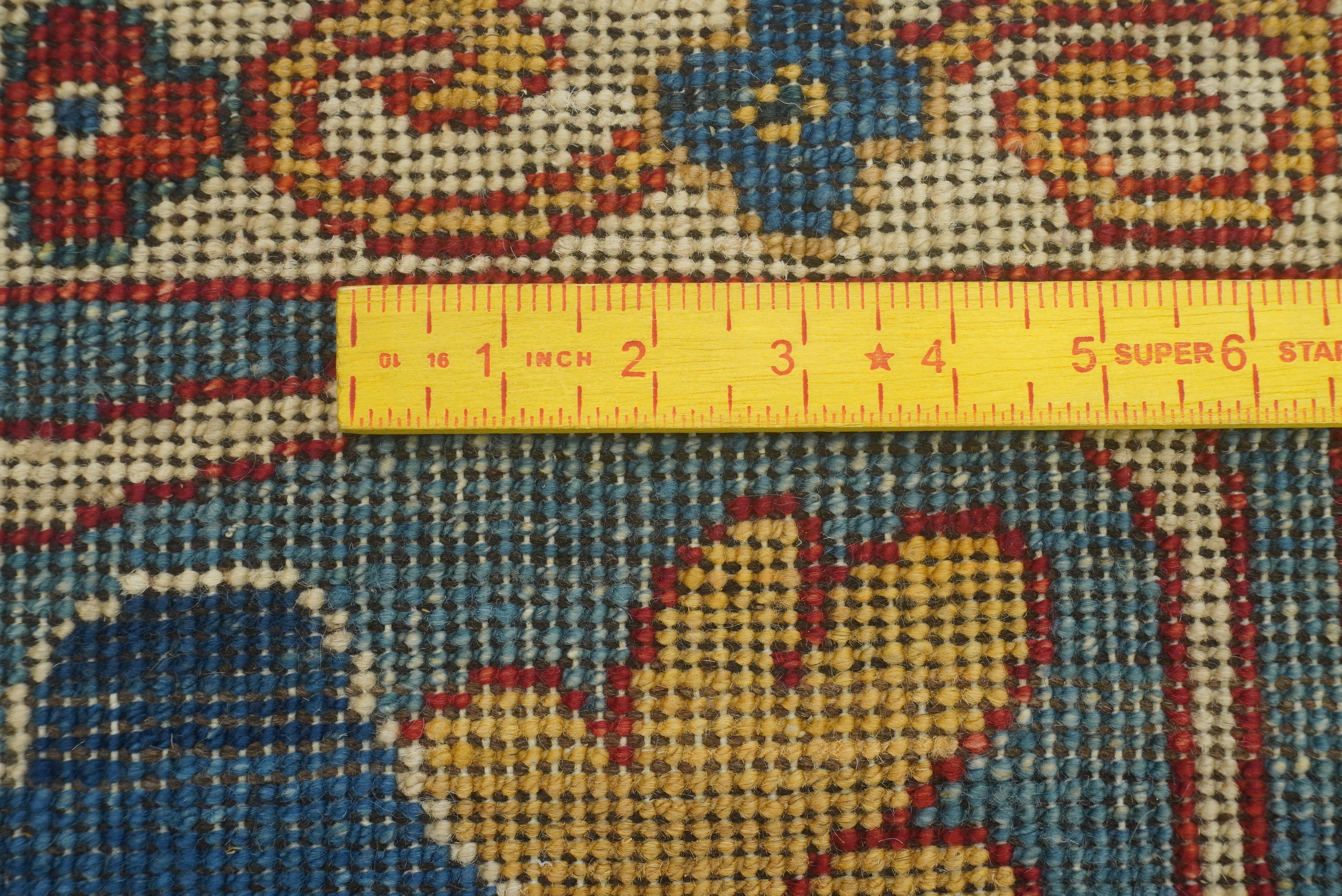 10x14 Blue Oushak Hand-Knotted Oriental Rug - Yildiz Rugs