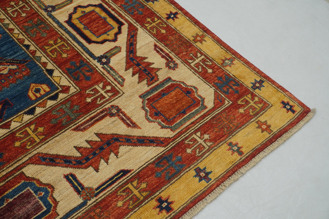 8x10 Red Serapi Afghan Hand knotted Medallion Oriental Rug