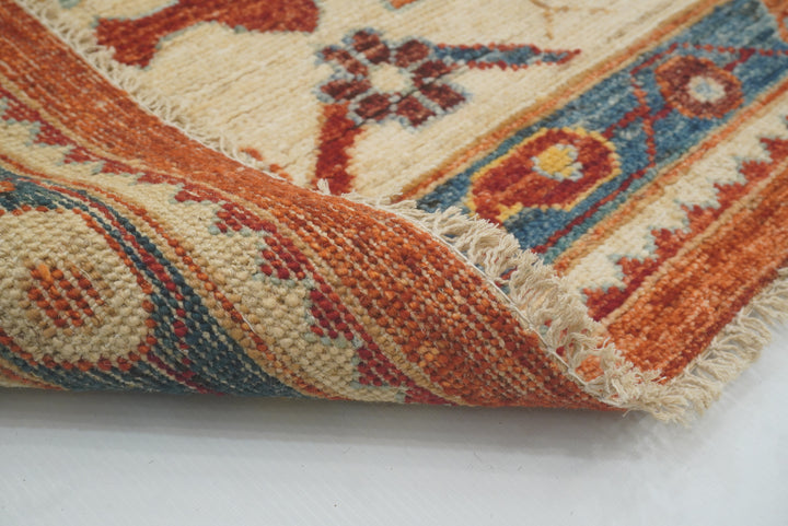 9x12 Oushak Rust Orange Turkish Hand knotted Oriental Rug - Yildiz Rugs
