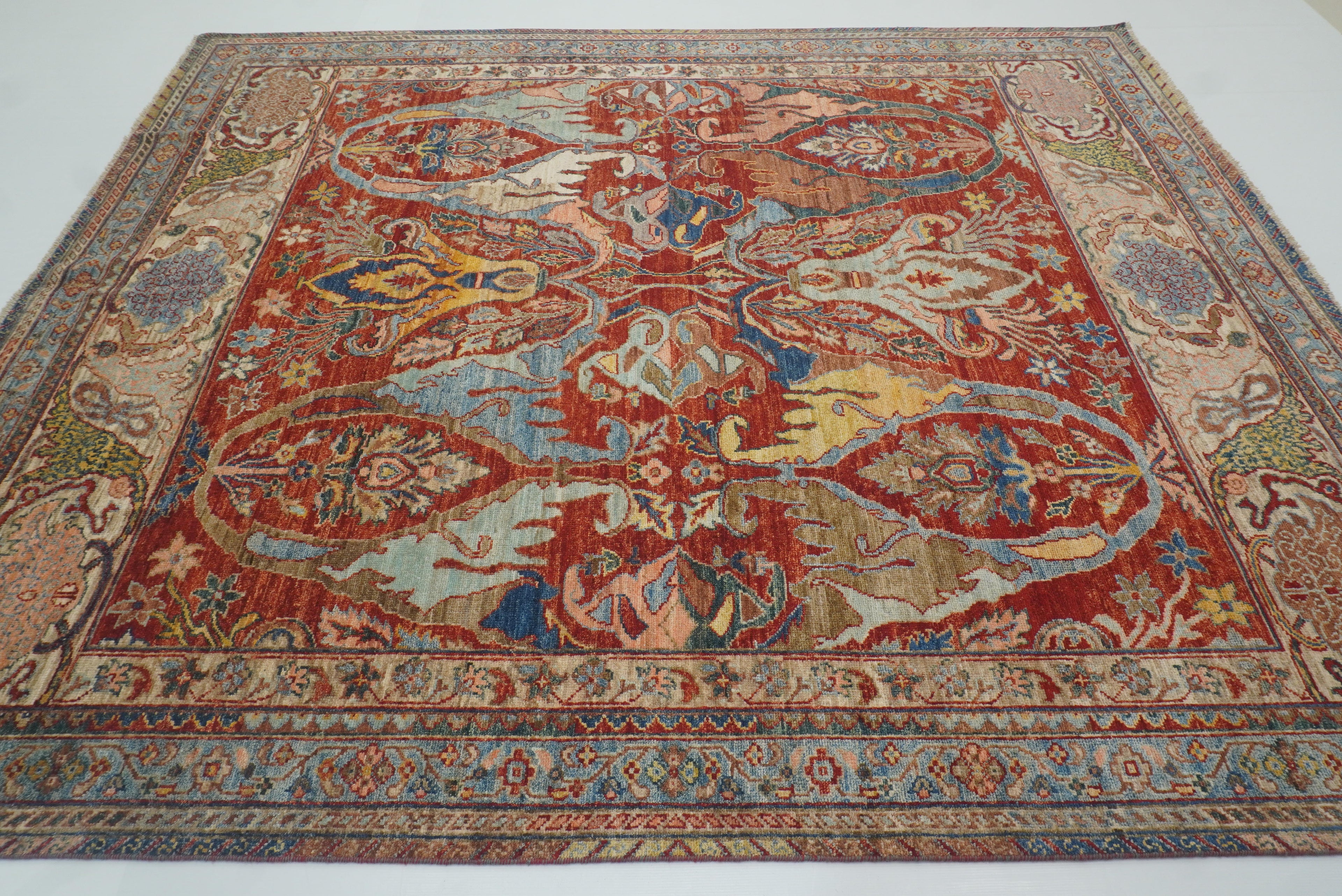 8x10 Red Bidjar Afghan Hand knotted Oriental Rug - Yildiz Rugs