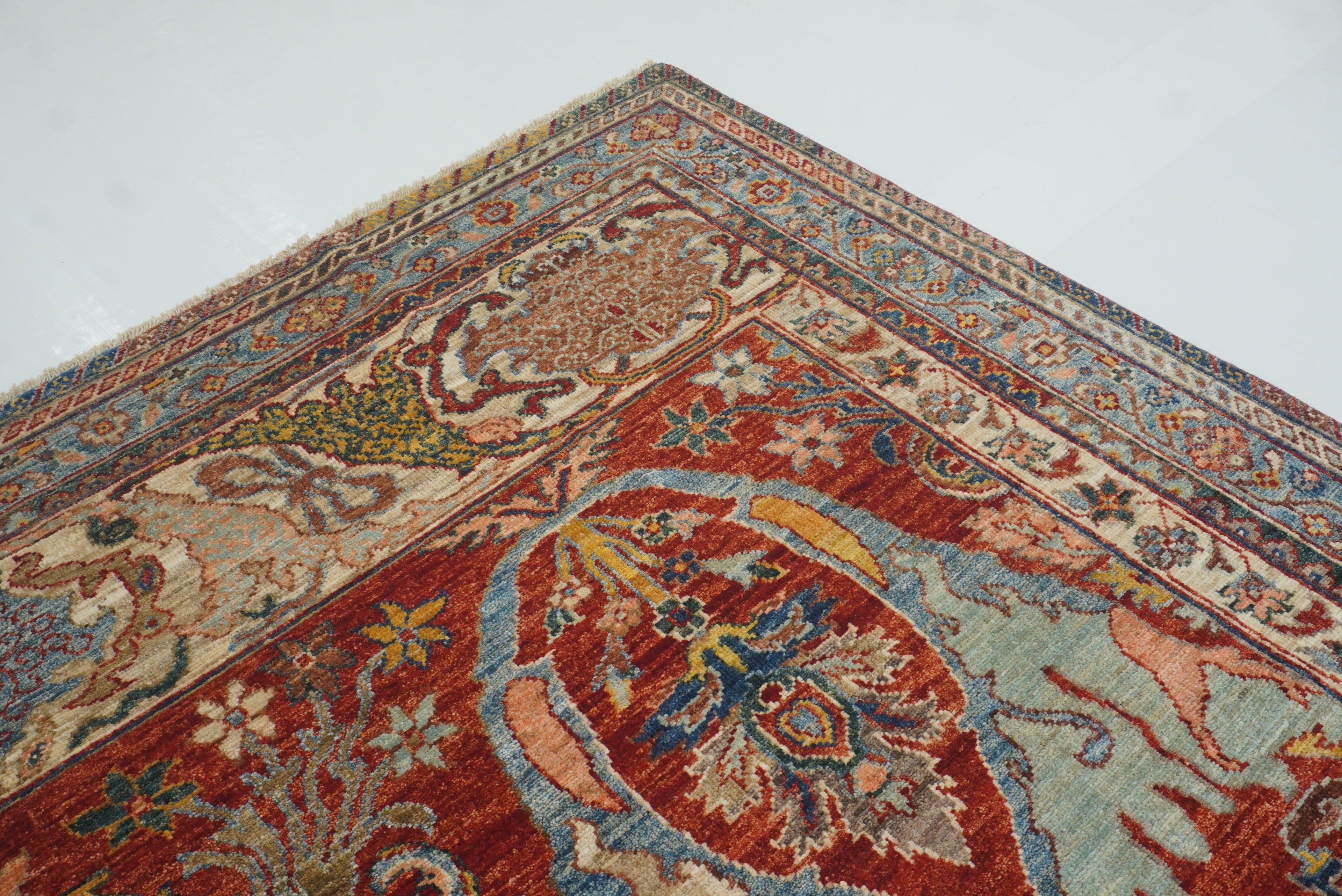 8x10 Red Bidjar Afghan Hand knotted Oriental Rug - Yildiz Rugs