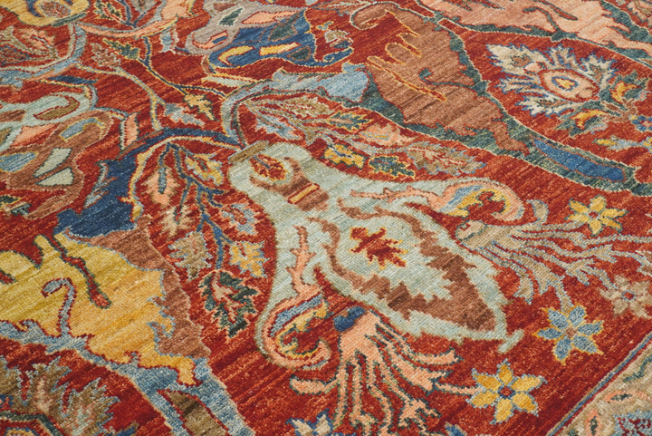 8x10 Red Bidjar Afghan Hand knotted Oriental Rug - Yildiz Rugs