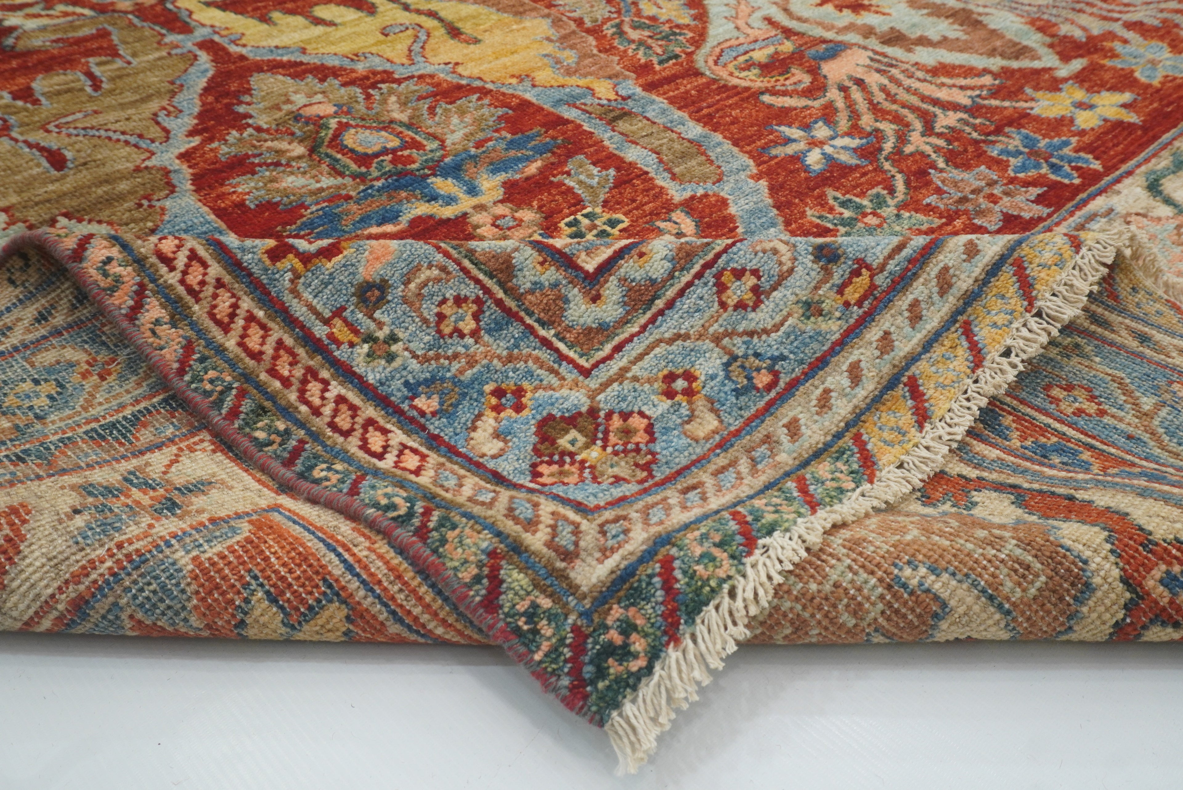 8x10 Red Bidjar Afghan Hand knotted Oriental Rug - Yildiz Rugs