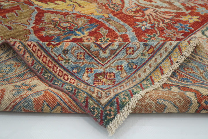 8x10 Red Bidjar Afghan Hand knotted Oriental Rug - Yildiz Rugs