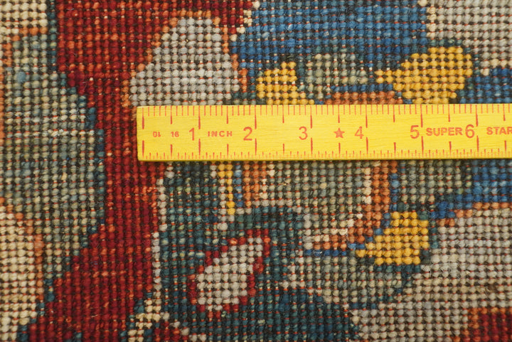 9'2"x11'4" Oushak Red Turkish Hand knotted Oriental Rug - Yildiz Rugs