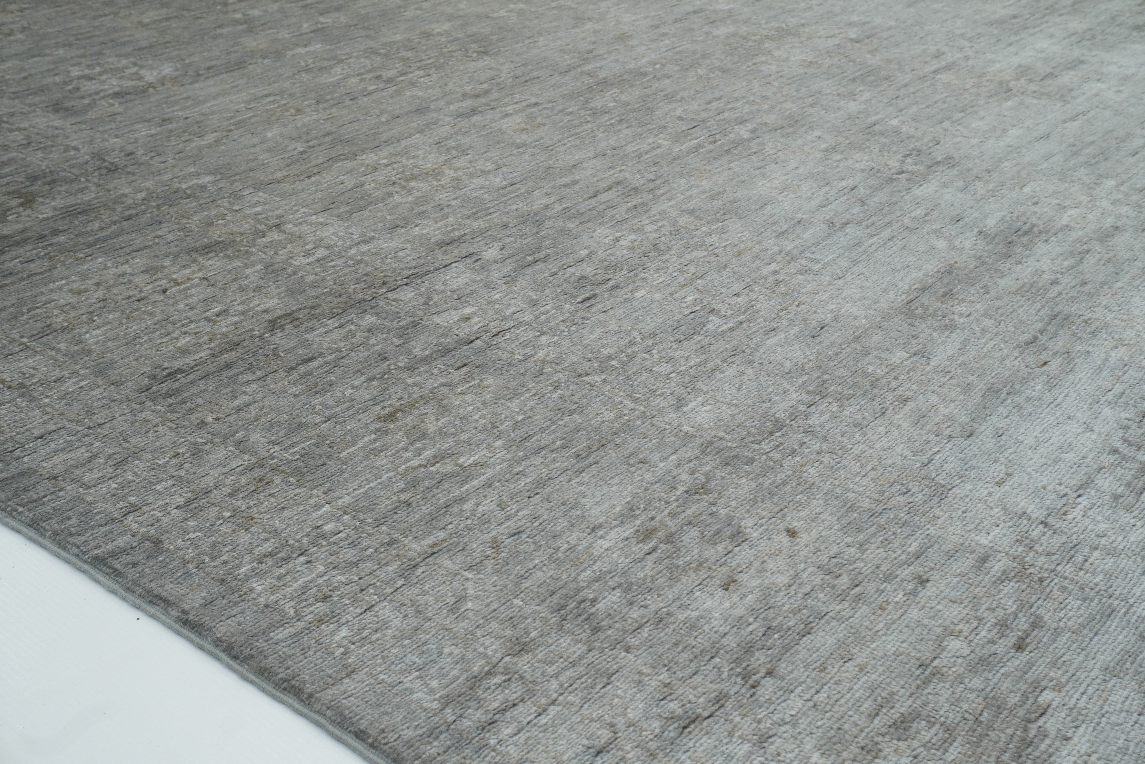 8x10 Overdyed Oushak Slate Gray Hand-Knotted Oriental Rug - Yildiz Rugs