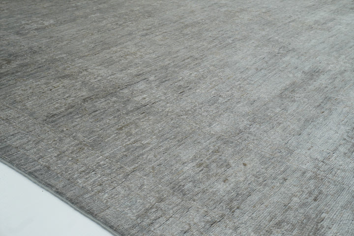 8x10 Overdyed Oushak Slate Gray Hand-Knotted Oriental Rug - Yildiz Rugs