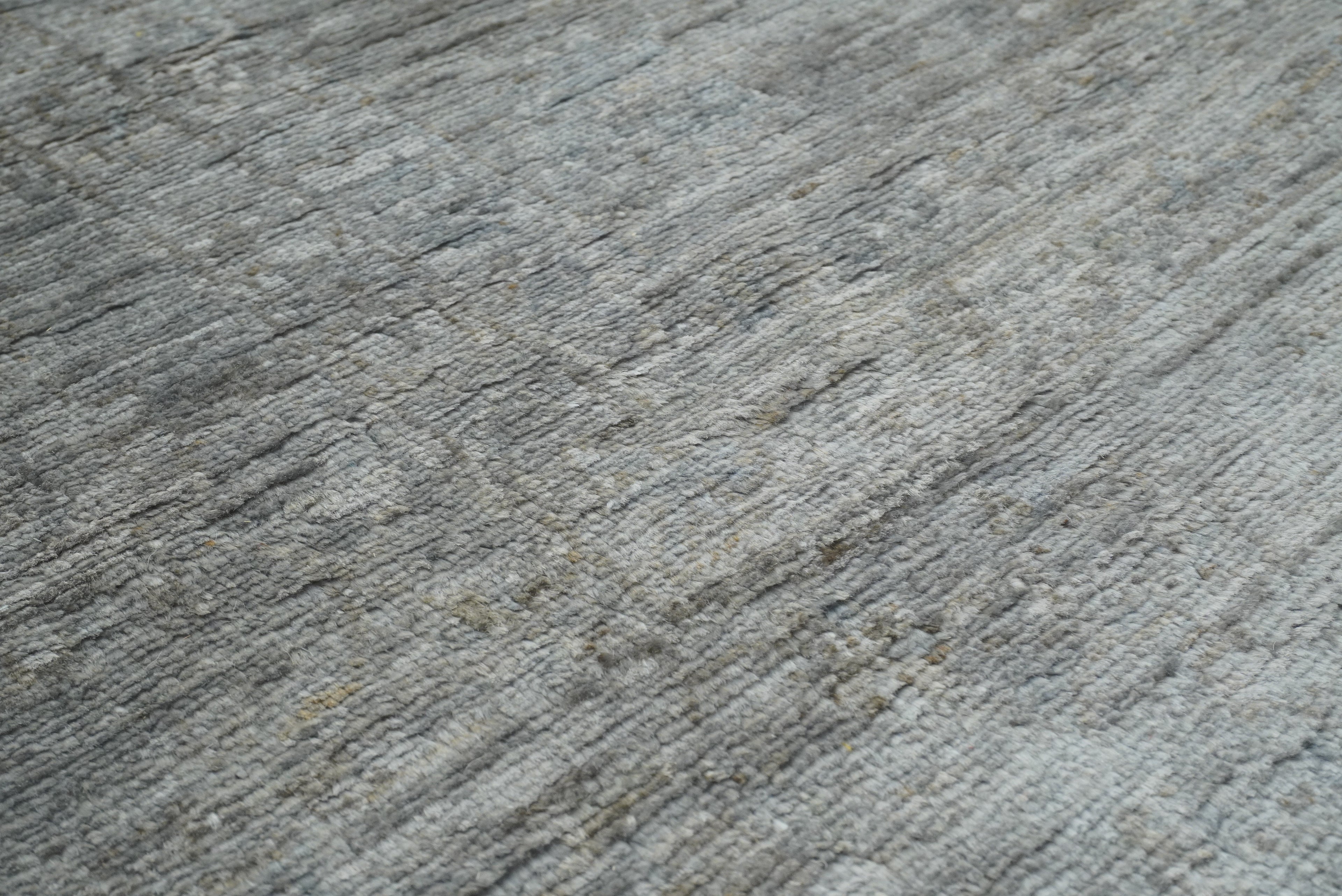 8x10 Overdyed Oushak Slate Gray Hand-Knotted Oriental Rug - Yildiz Rugs