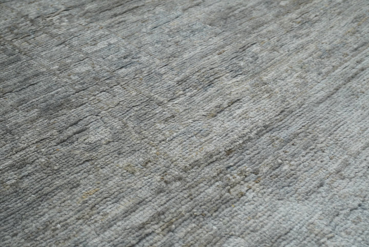 8x10 Overdyed Oushak Slate Gray Hand-Knotted Oriental Rug - Yildiz Rugs