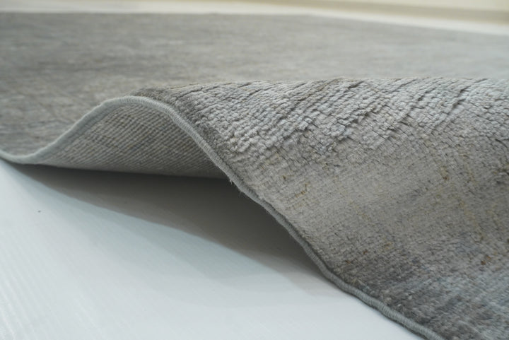 8x10 Overdyed Oushak Slate Gray Hand-Knotted Oriental Rug - Yildiz Rugs