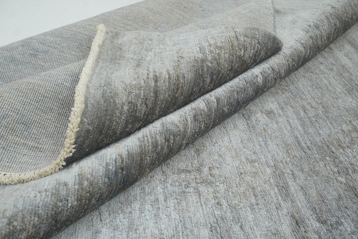 8x10 Overdyed Oushak Slate Gray Hand-Knotted Oriental Rug - Yildiz Rugs