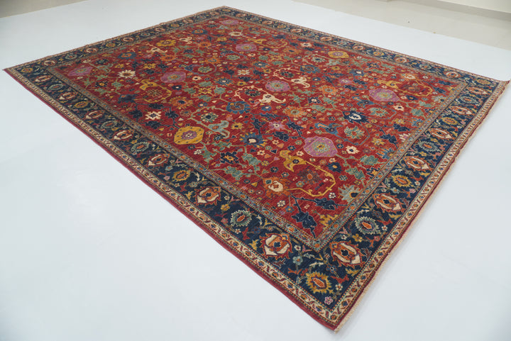 8x10 Red Bidjar Afghan Hand knotted Oriental Rug - Yildiz Rugs