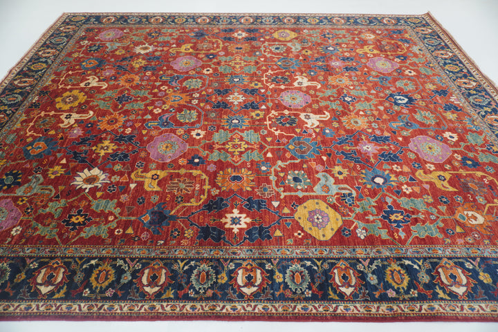 8x10 Red Bidjar Afghan Hand knotted Oriental Rug - Yildiz Rugs