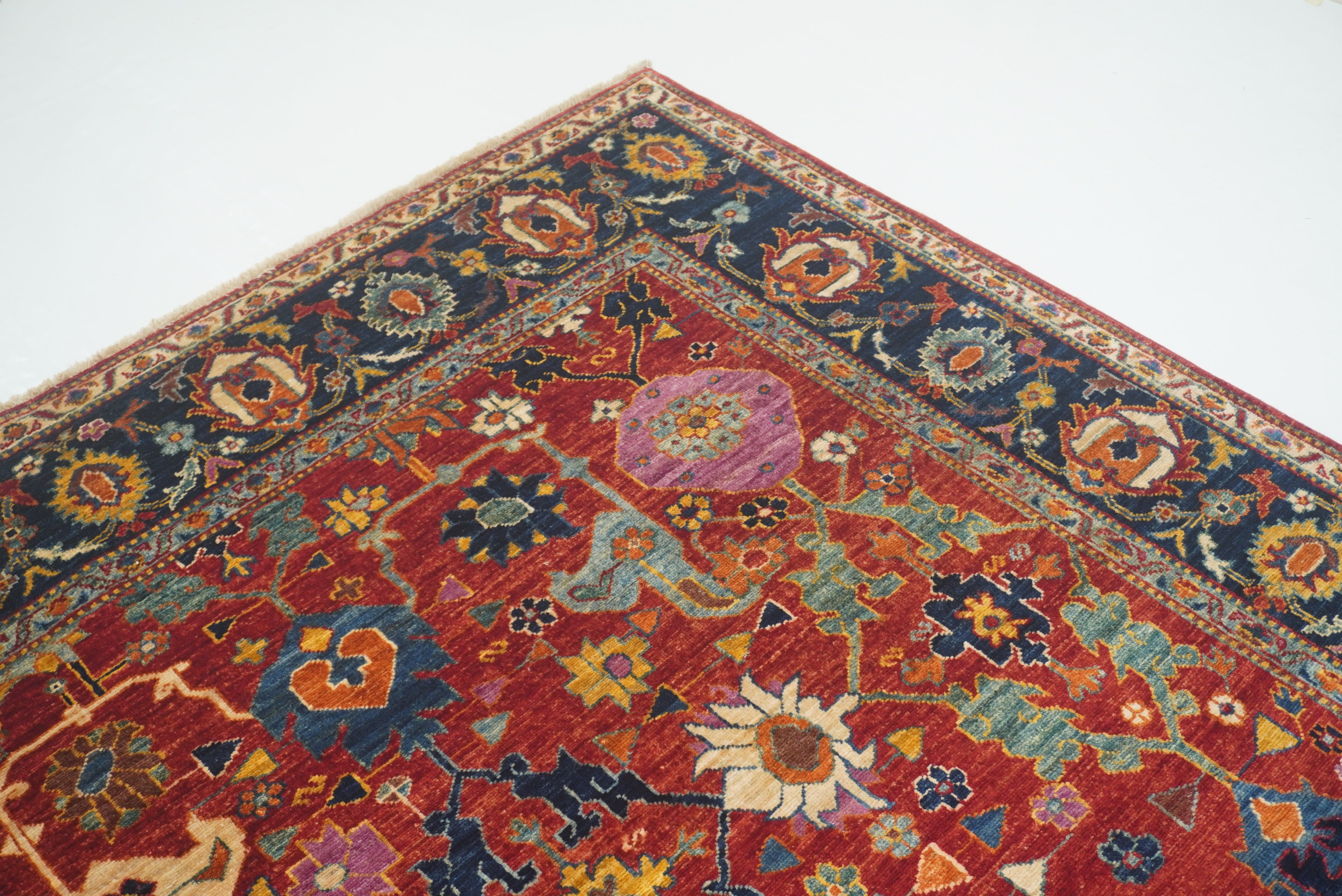8x10 Red Bidjar Afghan Hand knotted Oriental Rug - Yildiz Rugs