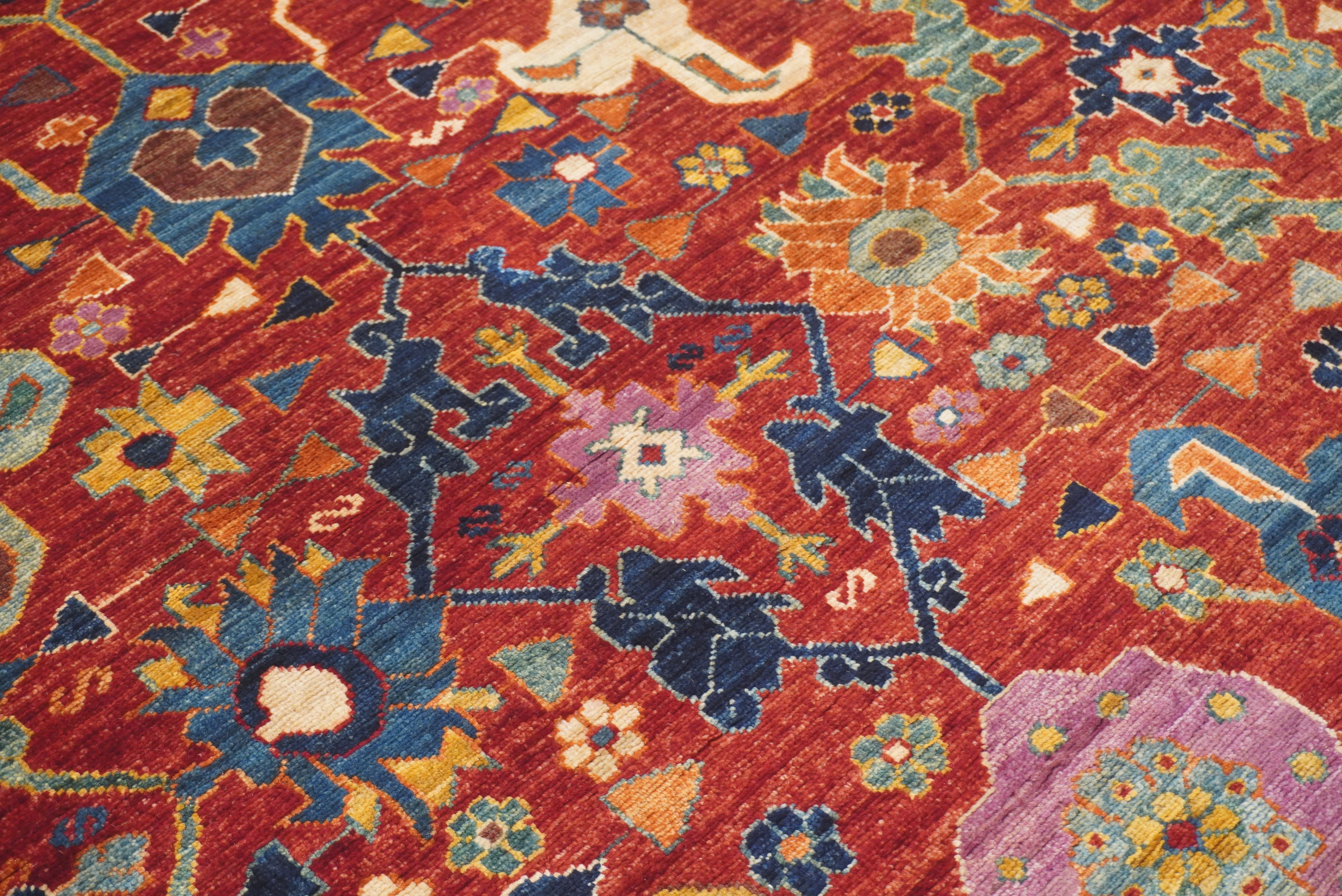 8x10 Red Bidjar Afghan Hand knotted Oriental Rug - Yildiz Rugs