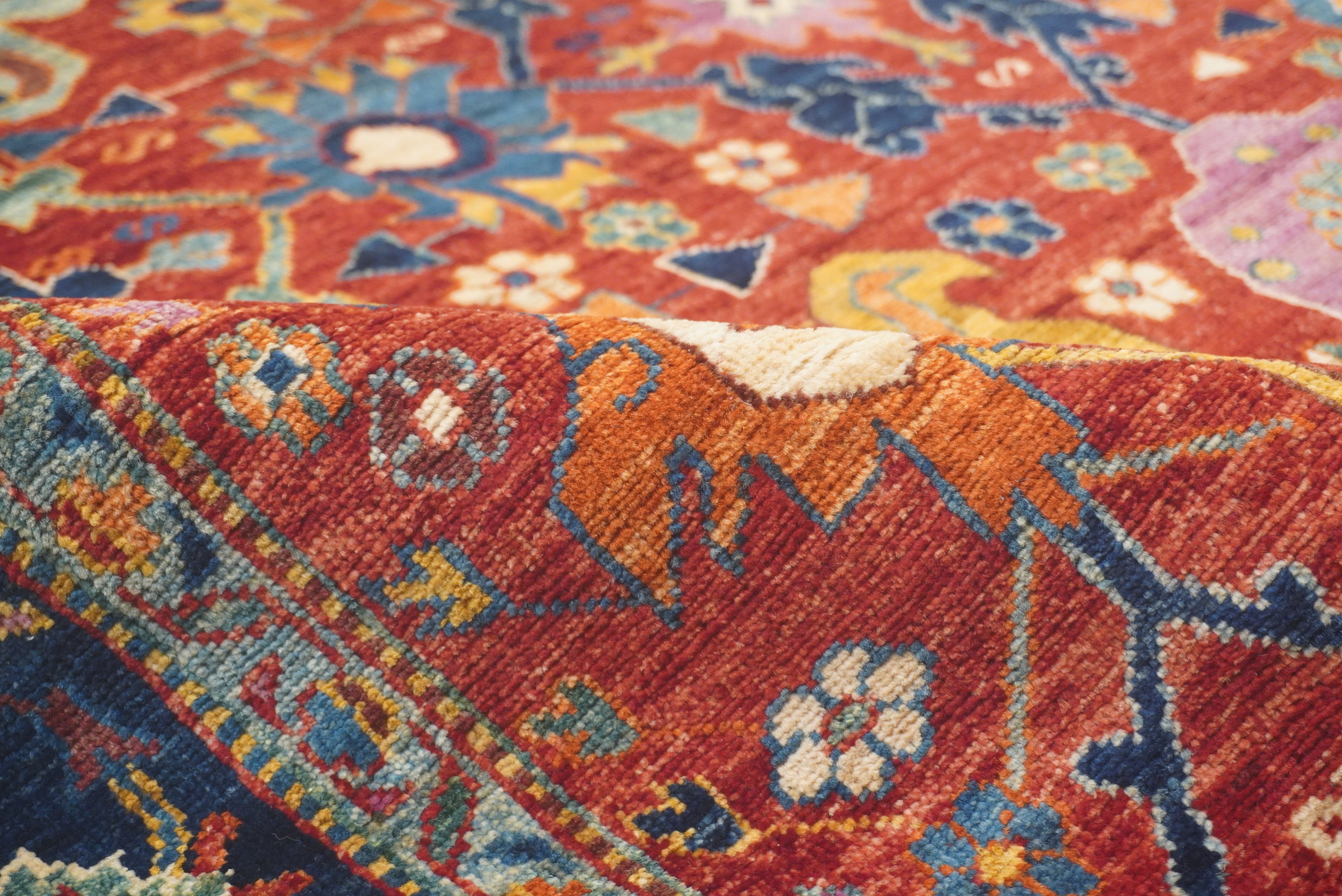 8x10 Red Bidjar Afghan Hand knotted Oriental Rug - Yildiz Rugs