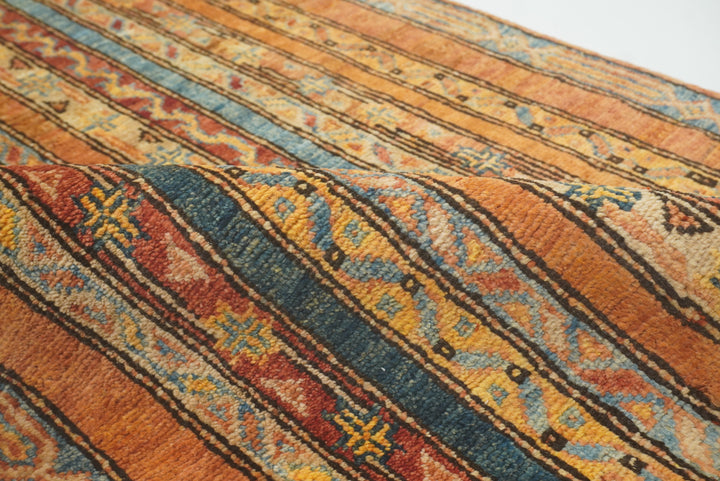 2x5 Orange Turkish Hand knotted Runner Rug - Yildiz Rugs
