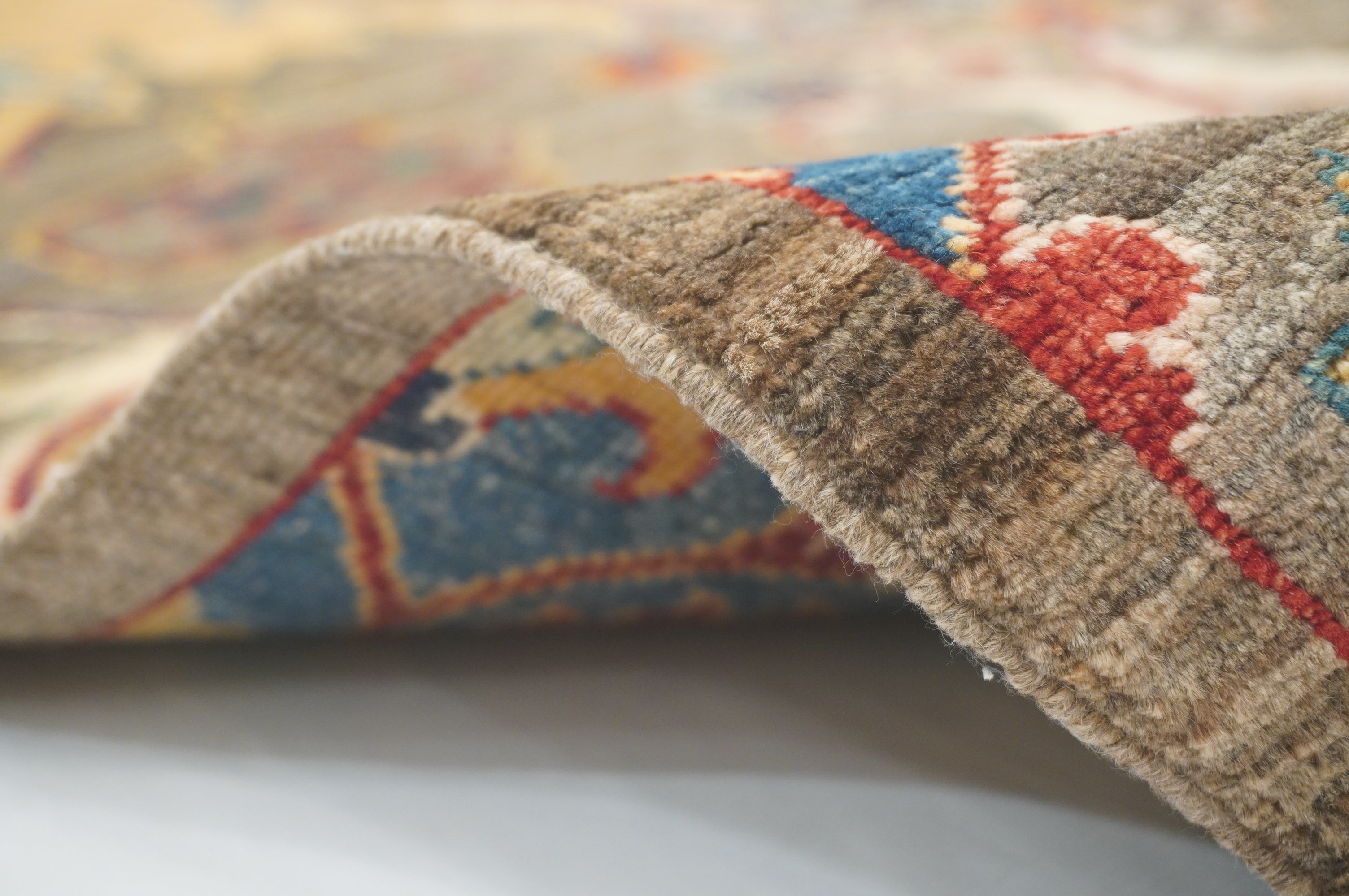 3 x 13 ft Gray Bidjar Afghan Hand knotted Oriental Runner Rug - Yildiz Rugs