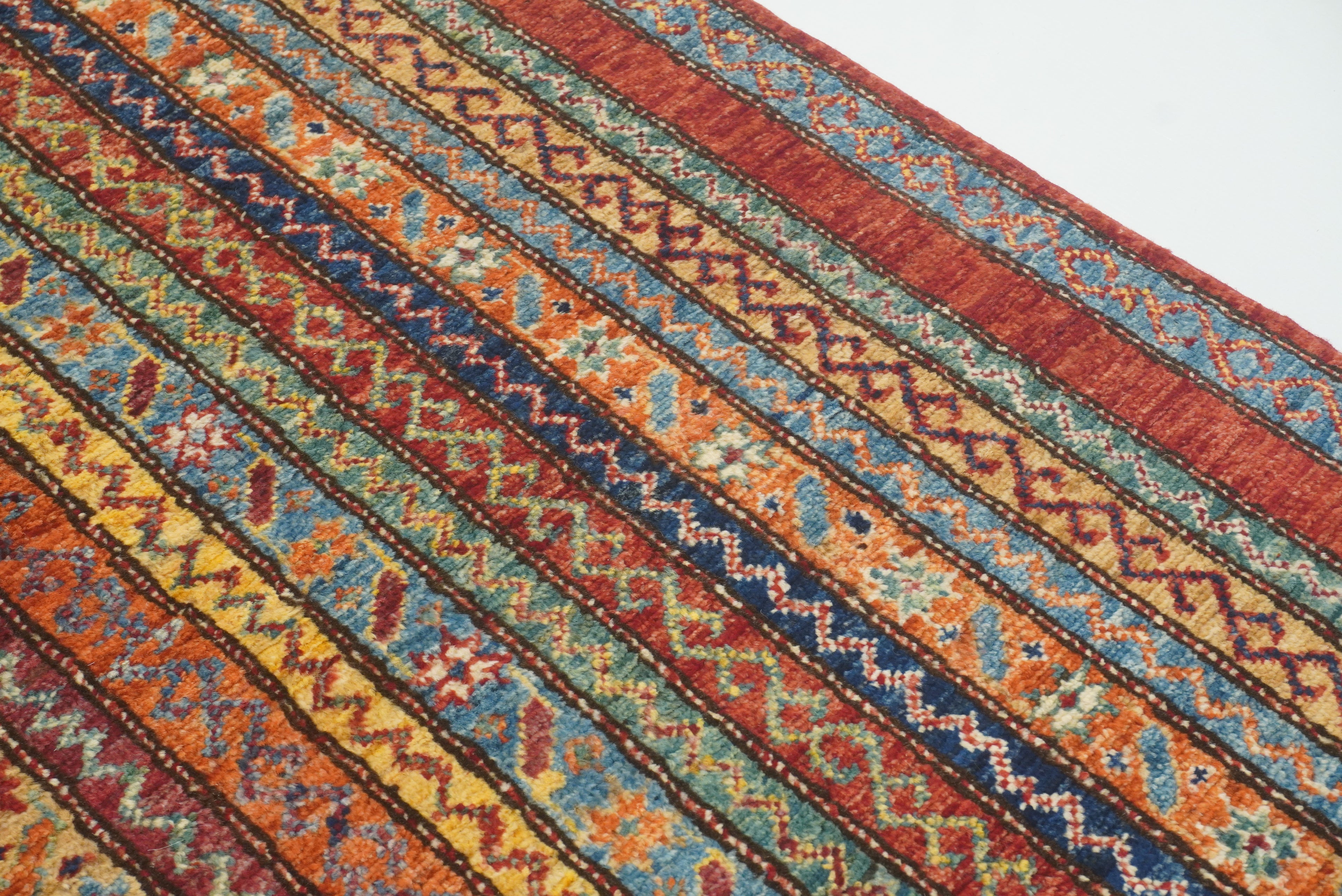 4x6 Red Shawl Hand Knotted Tribal Wool Rug - Yildiz Rugs