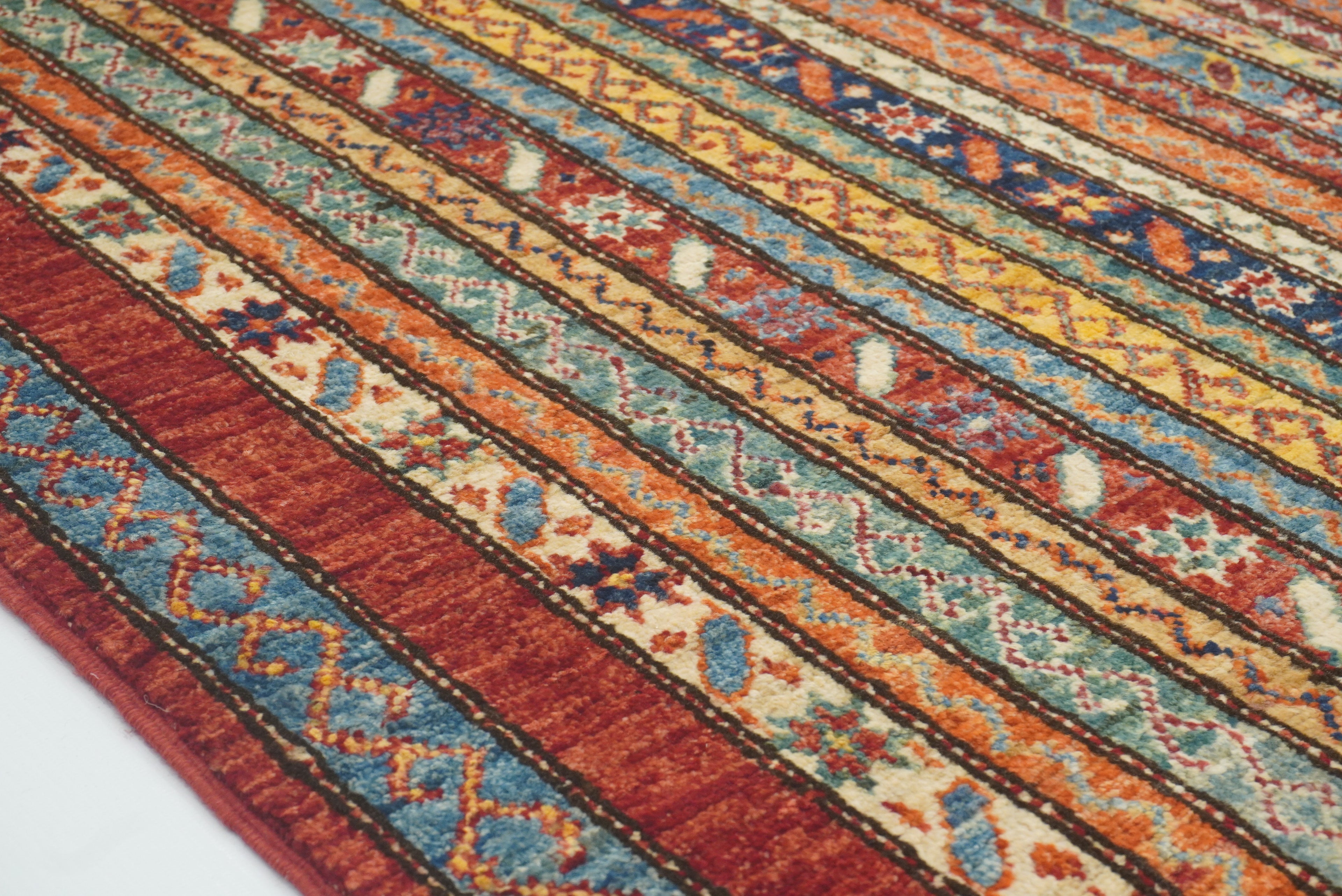 4x6 Red Shawl Hand Knotted Tribal Wool Rug - Yildiz Rugs