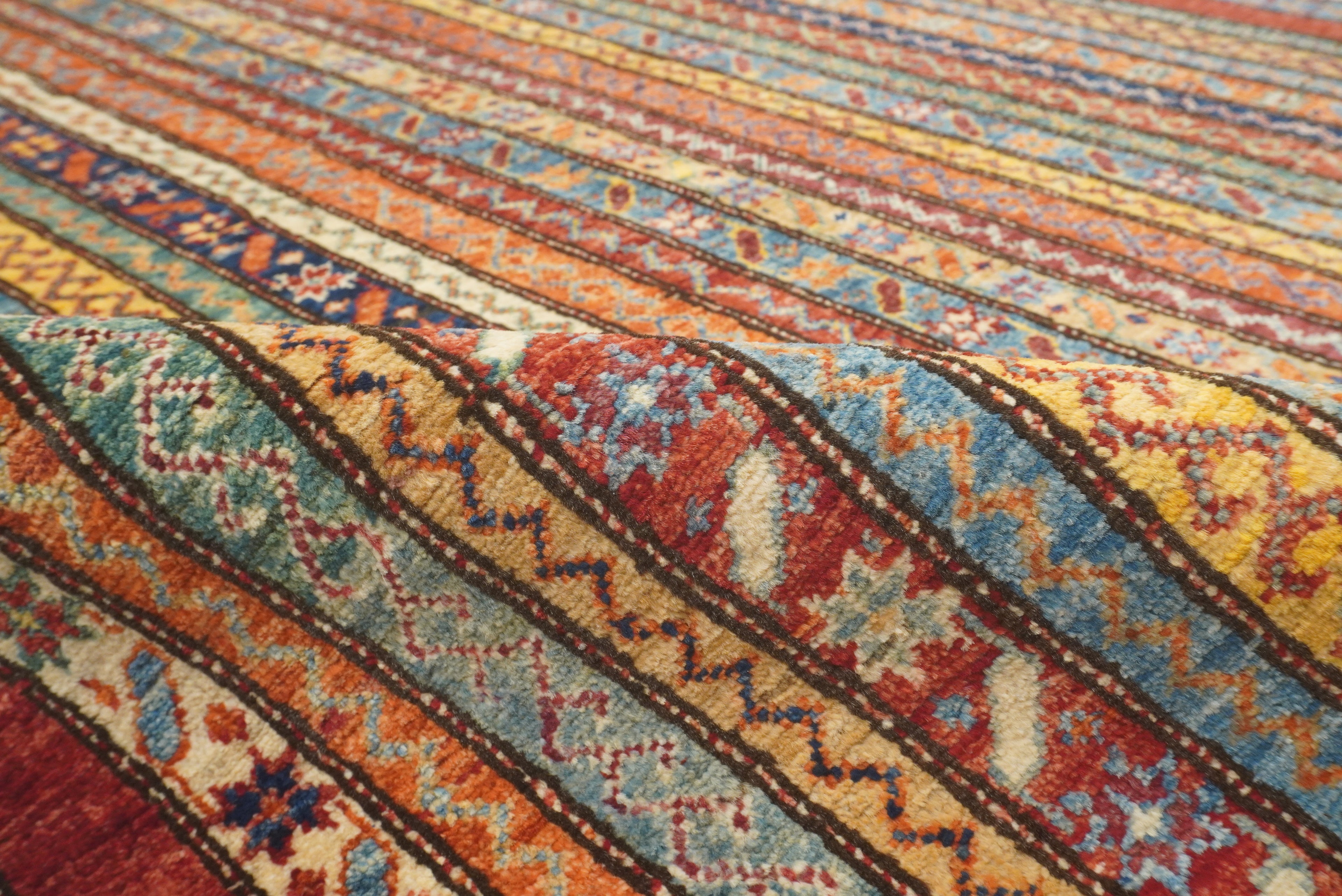 4x6 Red Shawl Hand Knotted Tribal Wool Rug - Yildiz Rugs