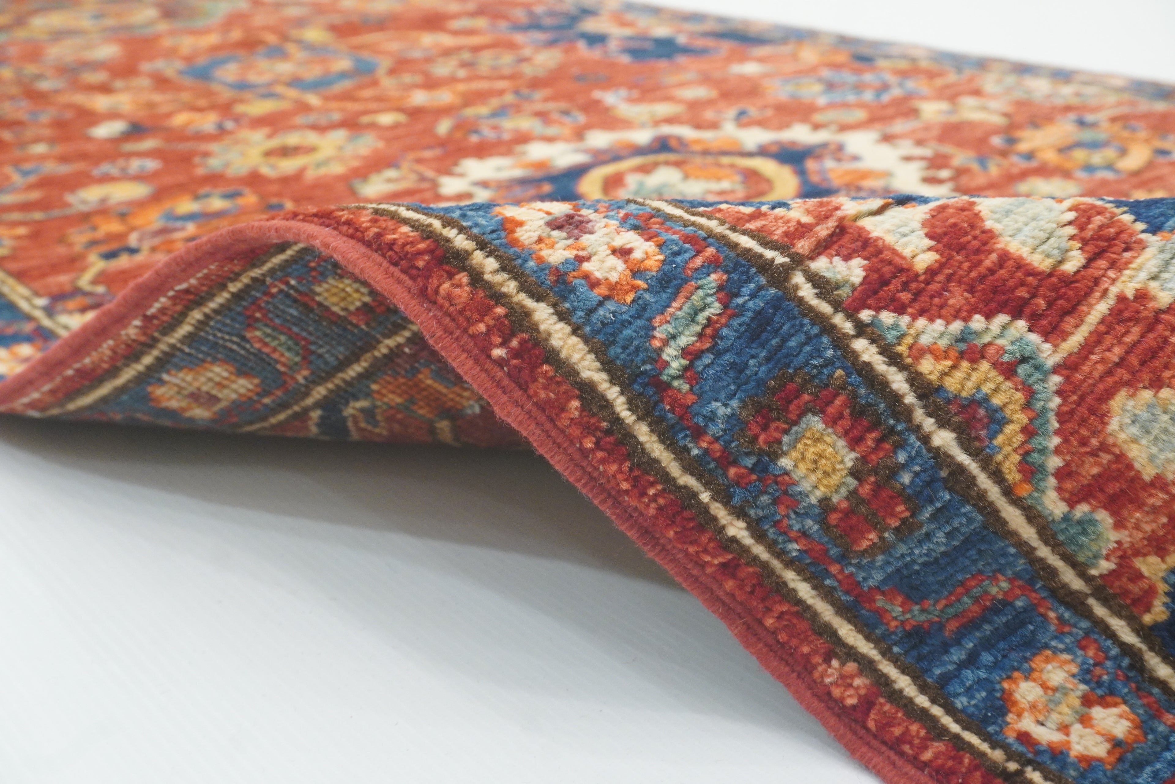 3x18 ft Red Bidjar Afghan Hand knotted Wool Oriental Long Runner Rug - Yildiz Rugs