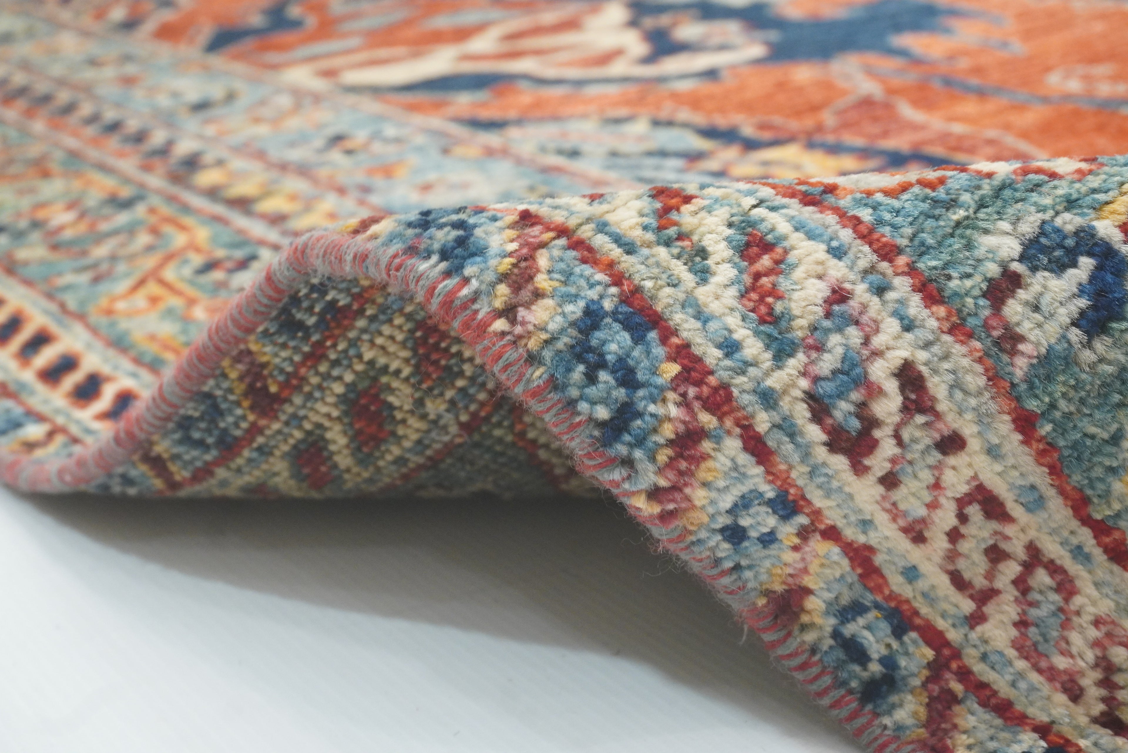 9x12 Blue Bidjar Afghan Hand knotted Oriental Rug - Yildiz Rugs