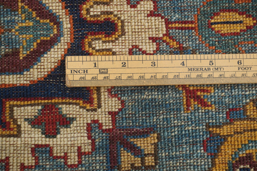 12 ft Blue Bidjar Afghan Hand knotted Oriental Runner Rug